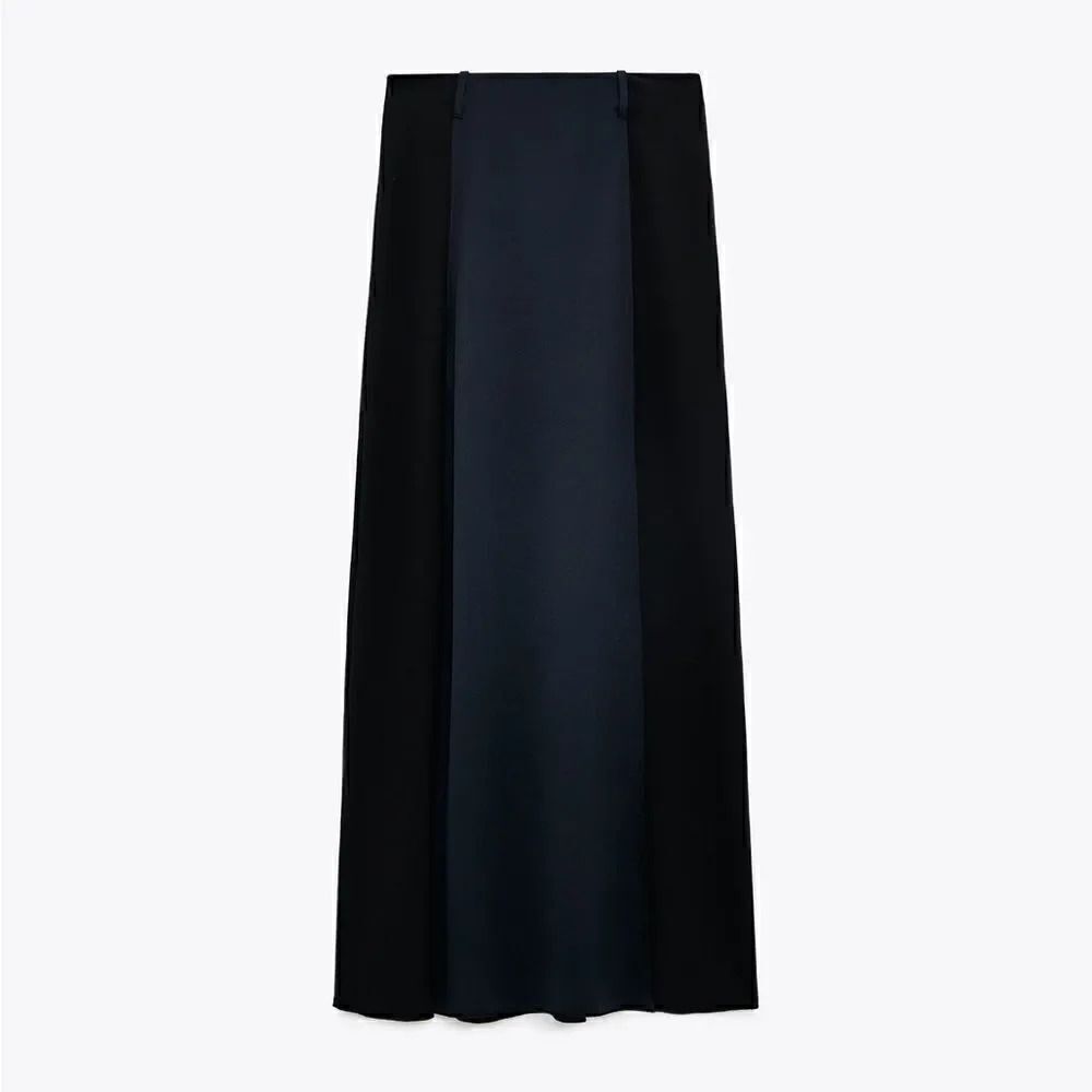 ZARA CONTRAST SKIRT - Picture 6 of 8